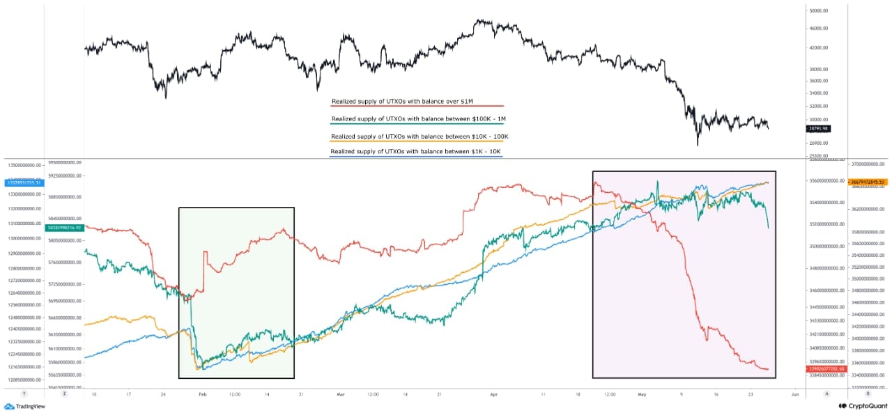 Market Research Report: Stocks Stage Late Week Rebound While Crypto Sees Sell Off, Oil Resumes Push Higher - BTC large whales dump